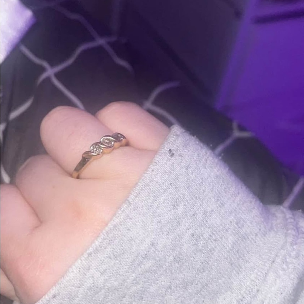 Kay Jewelers Gold and Silver Accent Ring
